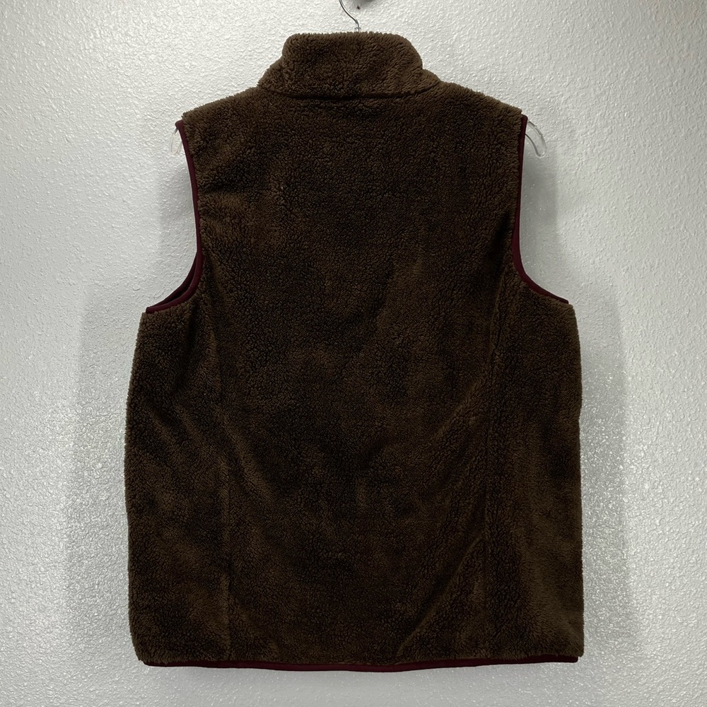 Women's Orvis Full Zip Fleece Vest Teddy Gilet Sherpa Size L Large - Picture 2 of 6